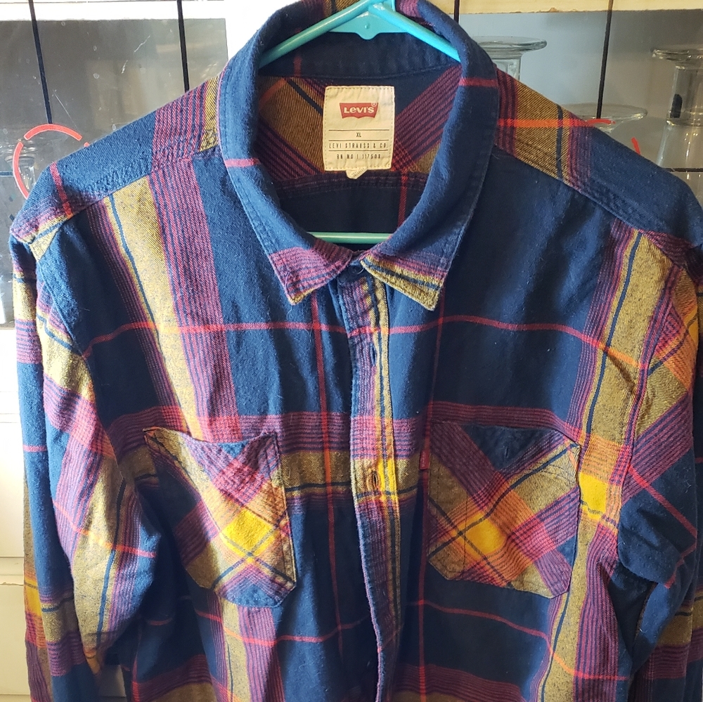 Levi 's Vintage Rustic Plaid Button Down Shirt